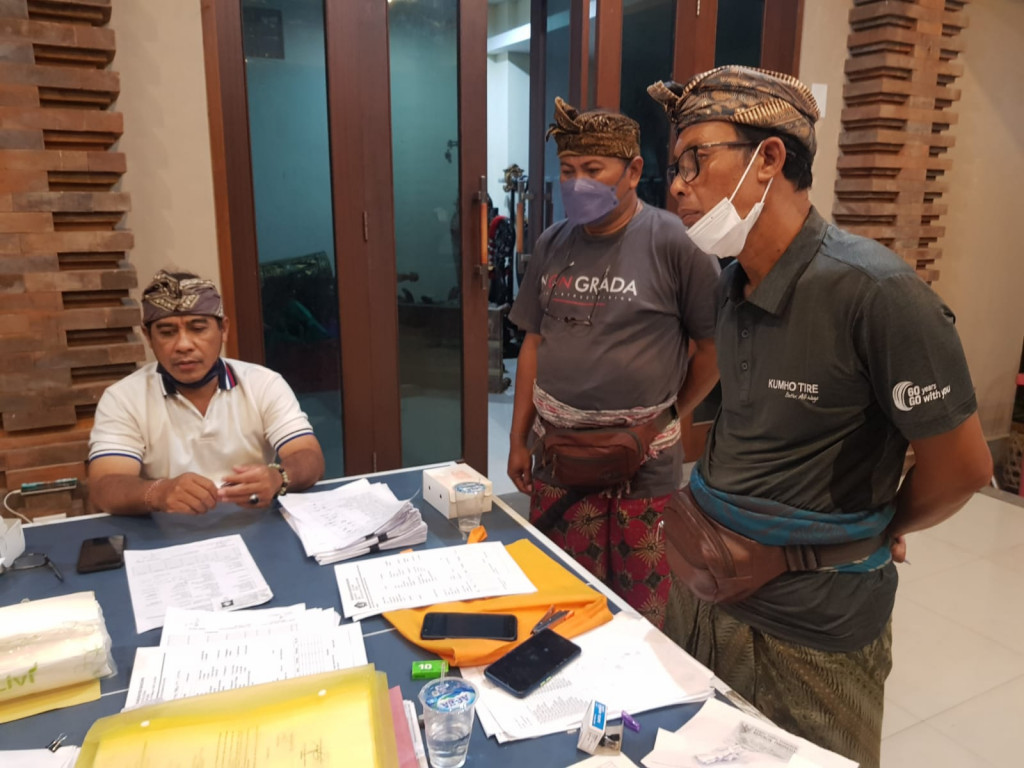 Tanpa Hambatan dan berjalan lancar, Banjar Gaji sukses laksanakan Pendataan Penduduk Non Permanen